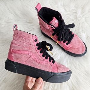 💕 VANS Sk8-Hi Platform Desert Rose Suede Hiking High Tops Women’s 6 Men’s 4.5